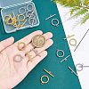 Unicraftale 16 Sets 2 Colors 304 Stainless Steel Toggle Clasps STAS-UN0036-68-2