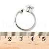 Brass Rotating Cuff Rings for Women RJEW-C132-02P-2
