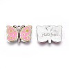 Alloy Enamel Pendant ENAM-19.5X15-1-2