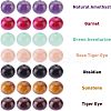  80Pcs 8 Style Natural Mixed Gemstone Beads G-NB0002-98-4
