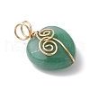Gemstone Pendants PALLOY-JF03076-4