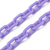 Opaque Acrylic Cable Chains SACR-N010-002E-4