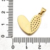 Brass Micro Pave Cubic Zirconia Pendants KK-K401-10G-3
