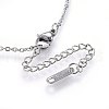 304 Stainless Steel Pendant Necklaces NJEW-G315-02P-3