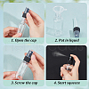 Olycraft 120Pcs 3 Styles Plastic Travel Spray Bottles AJEW-OC0005-07A-4