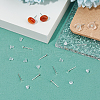 DICOSMETIC 925 Sterling Silver Flat Pad Stud Earring Findings STER-DC0001-57C-6