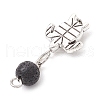 6Pcs Tibetan Style Alloy Pendants PALLOY-JF03899-5