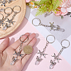 SUNNYCLUE 20Pcs Alloy Keychain KEYC-SC0001-15E-3