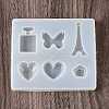 Butterfly & Heart & Bottle DIY Silhouette Silicone Pendant Molds SIMO-H019-04A-2