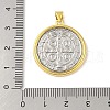 Rack Plating Brass Pendants KK-S380-31G-D-3