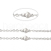 304 Stainless Steel Mushroom Link Chains STAS-B041-11P-2