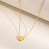 Minimalist Stainless Steel Pendant Necklaces for Fashion Women EL0733-3-1