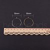 Brass Wine Glass Charm Rings Hoop Earrings KK-PH0028-01M-3
