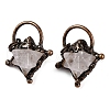 Natural Quartz Crystal Merkaba Star Pendants G-C144-02R-06-1