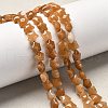 Natural Red Aventurine Beads Strands G-Z080-A22-8mm-1