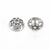 Tibetan Style Alloy Bead Caps TIBEP-T006-13AS-3