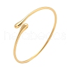 304 Stainless Steel Cuff Bangles for Women AJEW-P127-16G-4