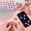 Olycraft 4 Sheets 4 Styles Plastic Wiggle Googly Eyes Stickers KY-OC0001-30-3