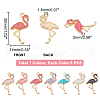   42Pcs 7 Colors Alloy Enamel Pendants FIND-PH0007-99-2