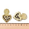 Alloy Acrylic Dangle Stud Earrings EJEW-V009-01G-02-3