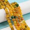 Natural Agate Beads Strands G-E469-02-6mm-4