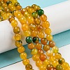 Natural Agate Beads Strands G-E469-02-6mm-1