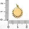 304 Stainless Steel Enamel Pendants STAS-E550-61G-3