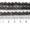 Natural Gemstone Labradorite Round Beads Strands G-E251-33-6mm-02-2