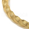 Ion Plating(IP) Adjustable 304 Stainless Steel Twist Spring Wire Bracelets BJEW-H617-14G-2