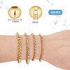   Brass Spacer Beads KK-PH0006-38D-2
