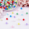   270Pcs 9 Colors Transparent Crackle Glass Round Beads CCG-PH0001-04-2
