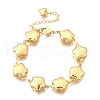 304 Stainless Steel Link Bracelets for Women BJEW-P354-02A-G-4