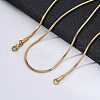304 Stainless Steel Snake Chain Necklaces X-MAK-L015-03C-2