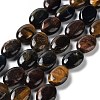 Three Color Natural Tiger Eye Beads Strands G-L164-A-18-1