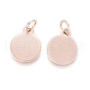Ion Plating(IP) 304 Stainless Steel Charms EJEW-L238-02B-RG-2