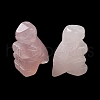 Natural Rose Quartz Carved Healing Dinosaur Figurines G-B062-07E-3
