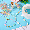  10 Bags Glass Round Seed Beads GLAA-TA0001-85-8