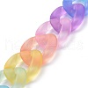 Transparent Acrylic Chains Bag Handles AJEW-BA00036-3