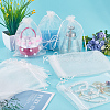SOFPLATE 50pcs Large Organza Pouches Portable Shoes Bag Travel Storage Drawstring Bags OP-SP0001-03C-01-4