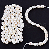  Natural Cultured Freshwater Pearl Beads Strands PEAR-NB0001-46-3
