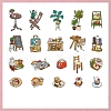 40Pcs 20 Styles Paper Stickers AJEW-S040-05D-1