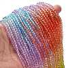 Transparent Painted Glass Beads Strands X1-DGLA-A034-T3mm-A12-2