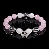 Natural Chalcedony Beads Charm Bracelets WG92C20-01-1