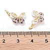 Brass Micro Pave Cubic Zirconia Pendants KK-P271-03G-B-3