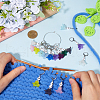 Flower Acrylic Pendant Locking Stitch Markers HJEW-SC00067-3