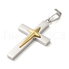 PVD Vacuum Plating 304 Stainless Steel Pendants STAS-C105-03GP-2