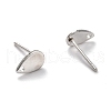Non-Tarnish 304 Stainless Steel Stud Earring Findings STAS-L211-05C-P-2