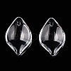 Transparent Glass Petal Beads GLAA-N001-14-2