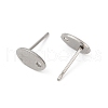 304 Stainless Steel Stud Earring Findings STAS-Q353-02P-2