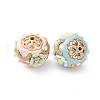 Handmade Resin Indonesia Round Beads IPDL-P005-05KCG-M-2